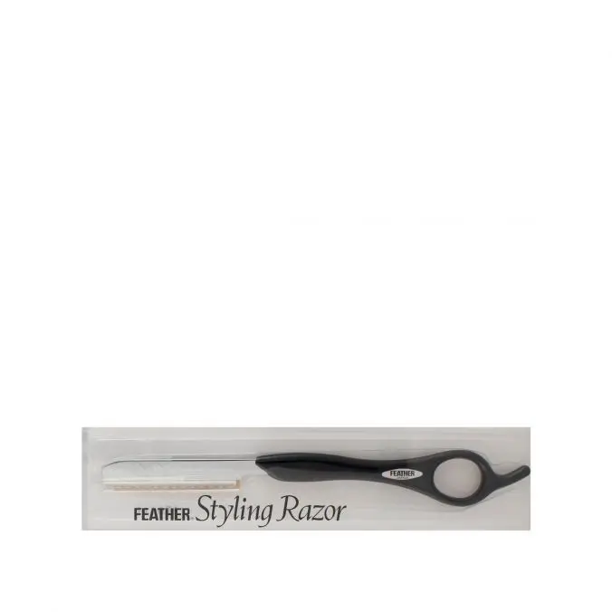 Feather Styling Razor Zwart