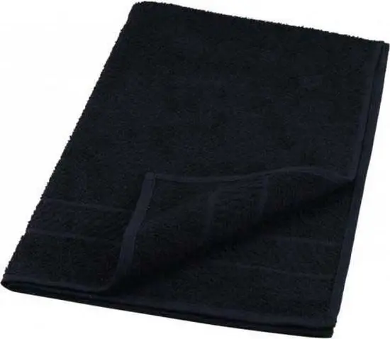 BOB TUO Handdoek Zwart 50x85cm (12stuks)