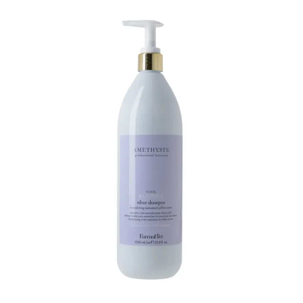 FV AMETHYSTE BLONDE - Cool Blonde Silver Shampoo 1000ml NEW 2025