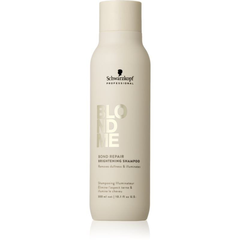 Schwarzkopf Professional Blondme Bond Repair Brightening Shampoo Radiance Shampoo for Blonde Hair 300 ml