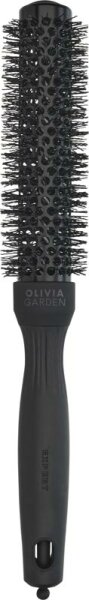 Olivia Garden Black Label Speed Wavy Bristles Round Hairbrush for a Faster Blowdry  25 Mm 