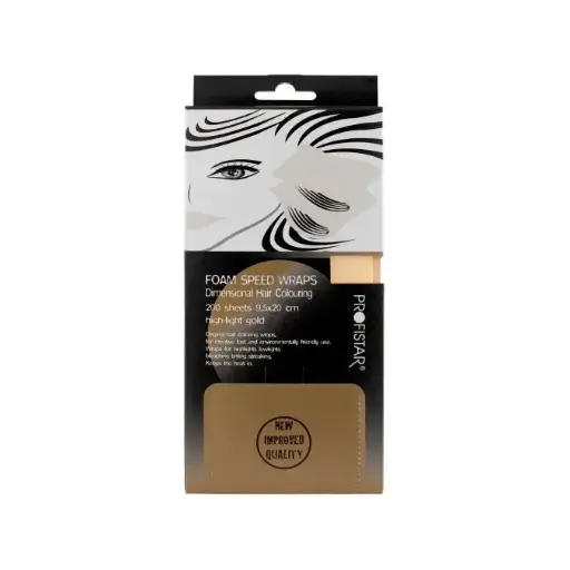 [126015] Profistar Foam Speed Wraps 9,5x20cm Goud