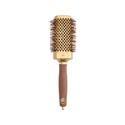 [202046] Olivia Garden Expert Blowout Straight Wavy Goud&Bruin 50