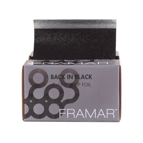[114035] FRAMAR Alu Embossed Back In Black Pop Up 5x11 500st 