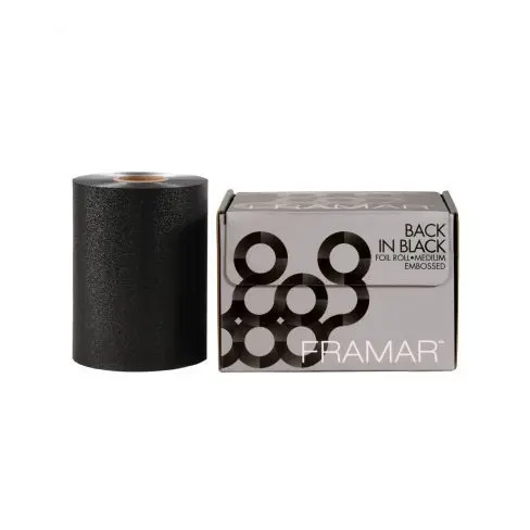 [114036] FRAMAR Alu Embossed Back In Black Roll 97,5m 