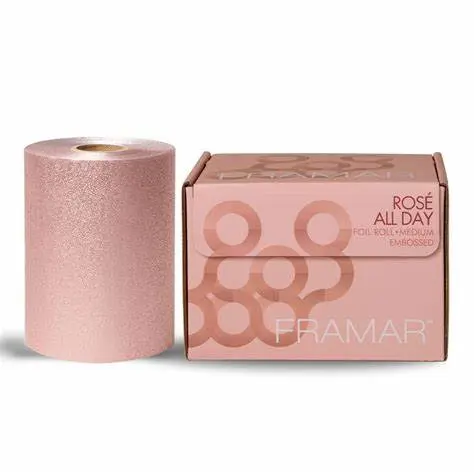 [114039] FRAMAR Alu Embossed Rosé All Day Roll 97,5m 