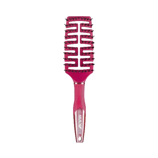 Max Pro Detangler Brush Burgundy Beauty 
